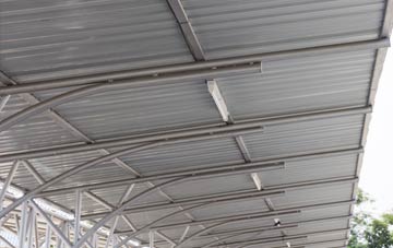 installing Browns Wood metal roofing